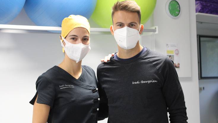 Irati Ibargoien fisioterapia-osasuna: “Jendea lasai dator, badakielako protokoloak betetzen direla”