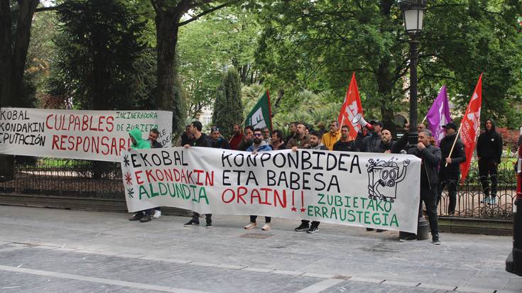 Hiru egunez grebara joko dute Zubietako erraustegiko langileek