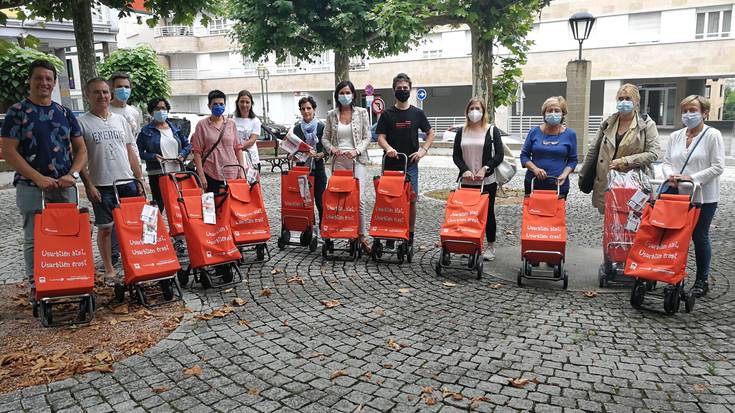 Usurbilen bizi eta erostearen truke, erosketa karroa opari