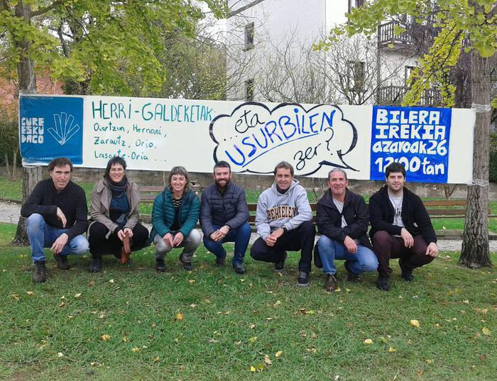 Usurbil ere, erabakitze eskubidearen aldeko galdeketen olatura batzear