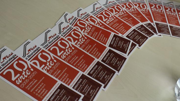 Ipuin kontaketa saioa gaur, 20 urte bete berri dituen Sutegin