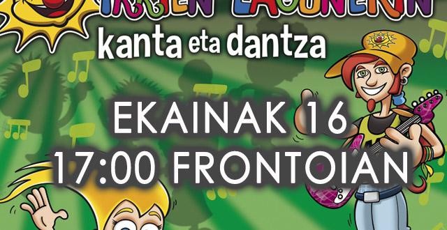 "Irrien Lagunekin kanta eta dantza" egiteko aukera gaur, NOAUA!ren eskutik