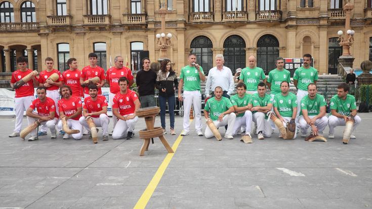 Errebote partida "historikoa", Gipuzkoako Euskal Pilota Federazioaren ehun urteen omenez