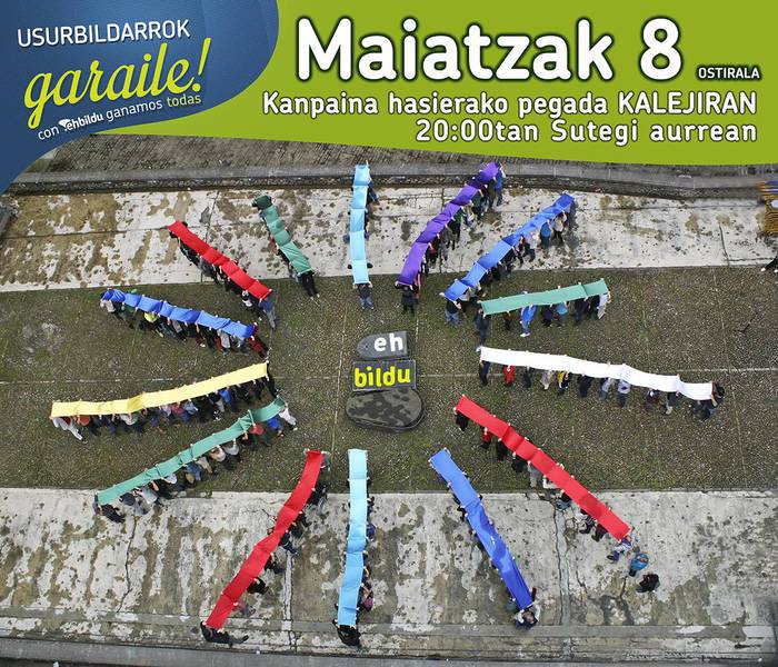 Kanpaina hasierako pegada kalejiran, animatu!