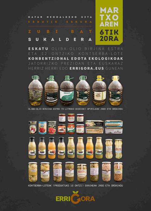 Errigoraren kanpainako oliba olio bidoiak datorren astean jaso beharko dira