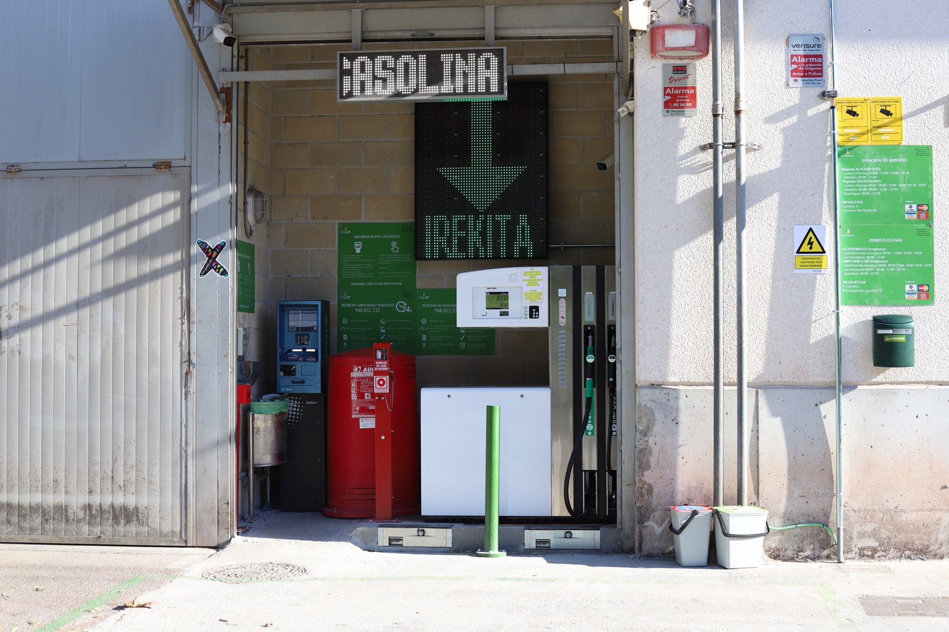 Alkartasuna Kooperatibako gasolindegia 24 orduz irekita berriro ere