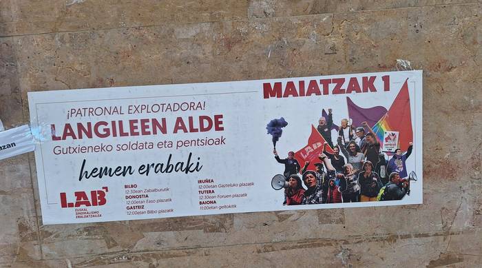 Mobilizaziorako deia maiatzaren lehenean