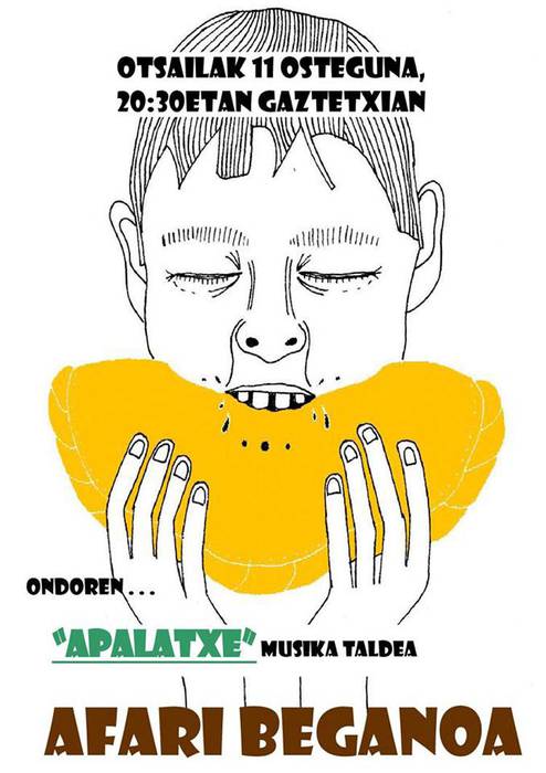 Apalatxe Taldea, osteguneko afari beganoa girotzeko