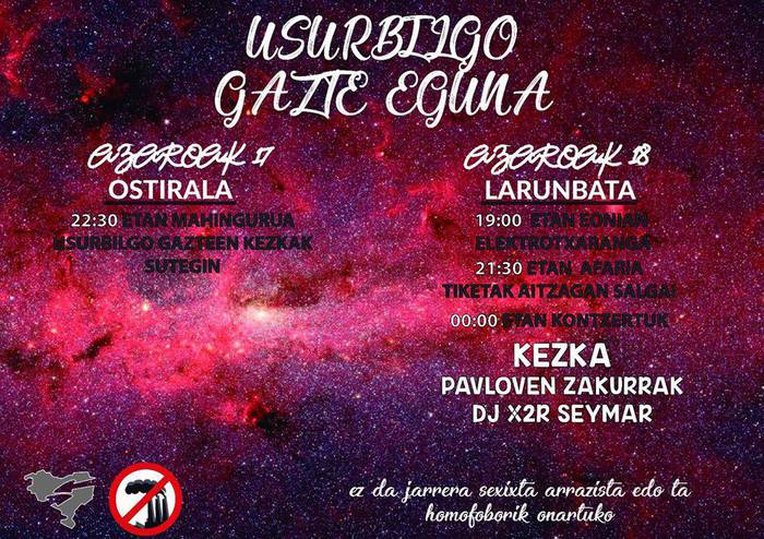 Gazteriaren kezkei buruzko mahai-ingurua gaur, Gazte Eguna abiatzeko