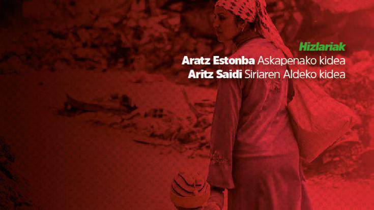 "Siria odoletan" hitzaldi eta mahai ingurua larunbatean