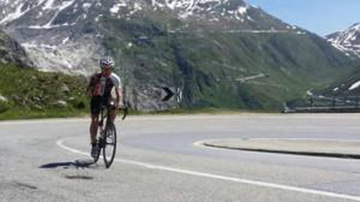 Swissman proba gogorrean parte hartzen dabil, Suitzan den Iñaki Añorga herritarra