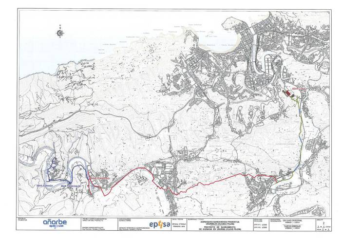 Ur zikinak Oriatik Loiolako araztegira desbideratu dituen kolektorea martxan da