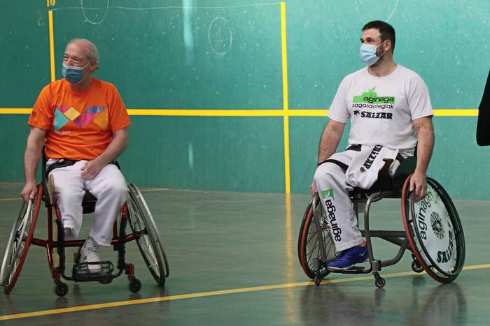 Euskal Pilota Egokituko Gipuzkoako Txapelketa Aginagan