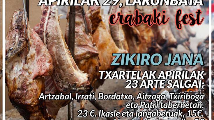 Erabaki Fest apirilaren 29an, maiatzaren 7ko herri galdeketak girotzeko