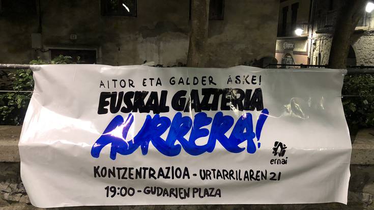 Eskualde mailako elkarretaratzea, egunotan epaituko dituzte bi gazte arabar aske uztea eskatzeko