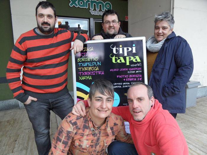 Tipi-Tapako bi opariak zozketatu dituzte