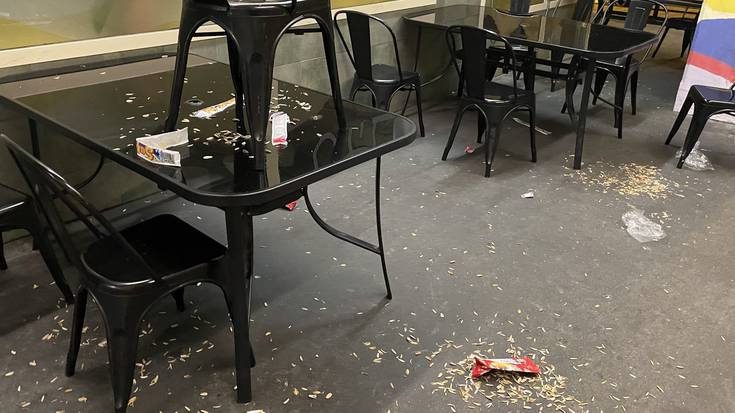 Opil Goxoko mahaietan orduz kanpo zikinkeriak uzten dituztela salatu du herritar batek