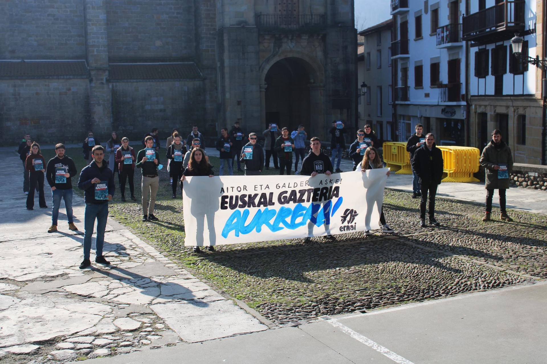 Aitor eta Galder gazteak aske uztea eskatzeko eskualde mailako manifestazioa gaur