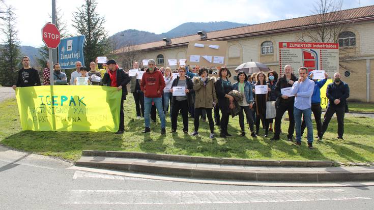 Lan uztea Igepak-en, lan hitzarmen duinaren alde