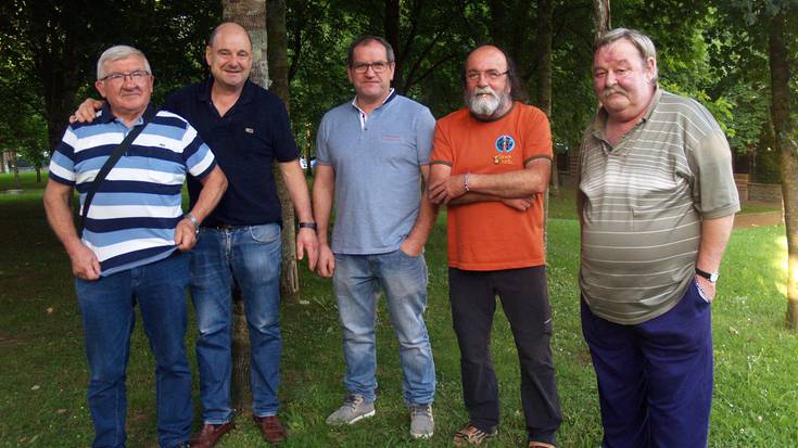 Gaztain erretzaile taldea, txupinazoaren atarian: "Ezusteko eta poz handia izan da"
