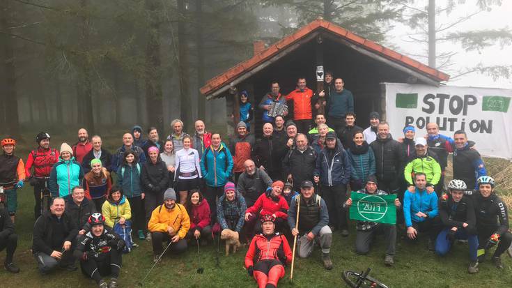 2019a abiatzeko koadrila ederra batu zen Andatza gainean
