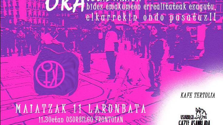 Oka jolas mixtoa larunbat goizean frontoian