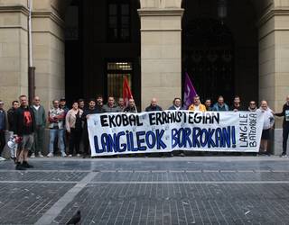 Foru Aldundiari biltzea galdegin diote, gaur grebara jotako erraustegiko langileek