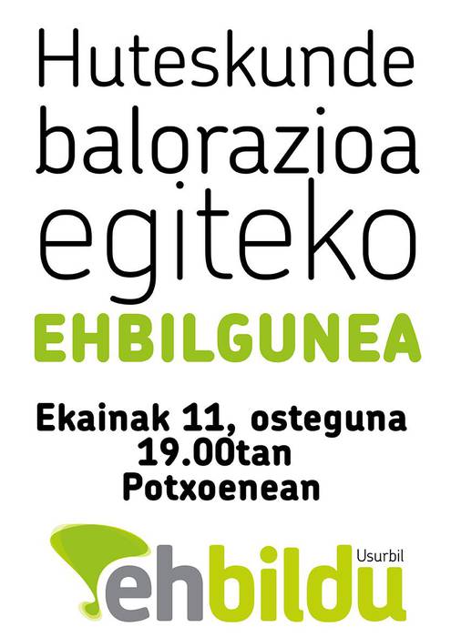 Hauteskundeen balorazioa