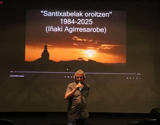 Jaietarako berotzeko Iñaki Agirresarobek "Santaixabelak oroitzen 1984-2025" diaporama aurkeztu du Sutegin