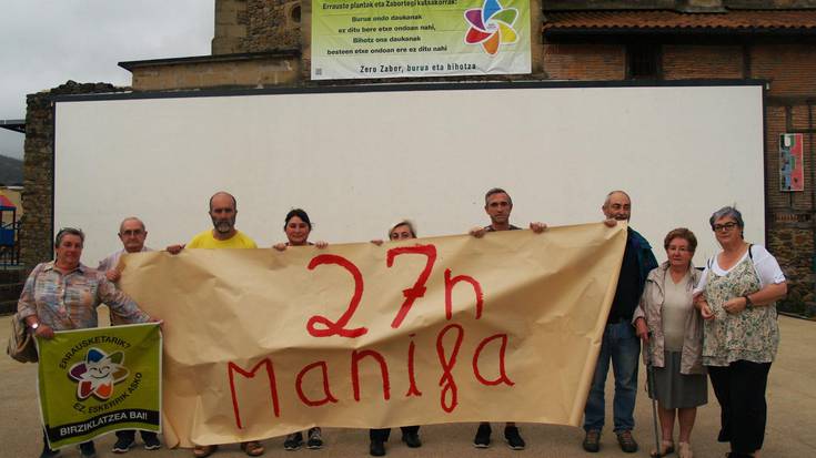 Zubietak ere bat egin du erraustegia geratzeko urriaren 27ko Donostiako manifestazioarekin