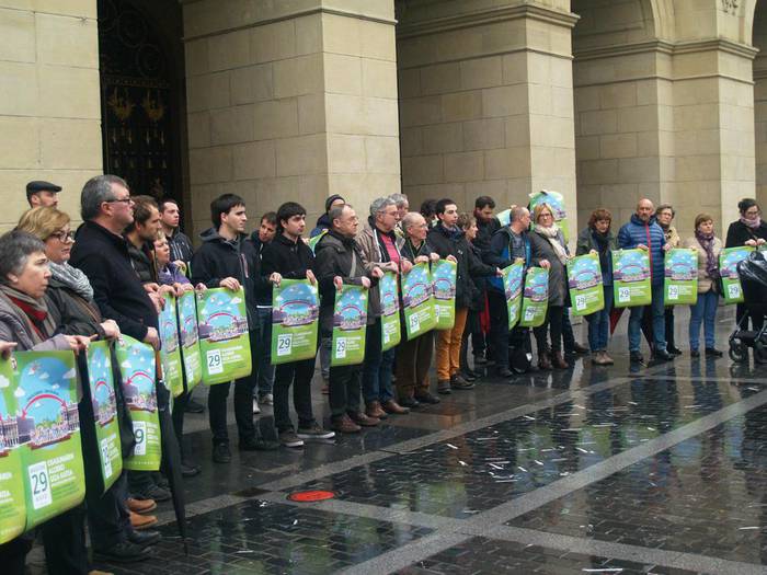 Maiatzaren 29ko giza-katerako izen ematea asteburuan, Usurbilen eta Zubietan