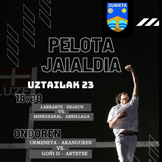 Zubietako pilota jaialdirako sarrerak salgai