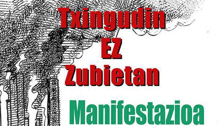 Erraustegiaren aurkako manifestazioa, otsailaren 4an Hondarribian