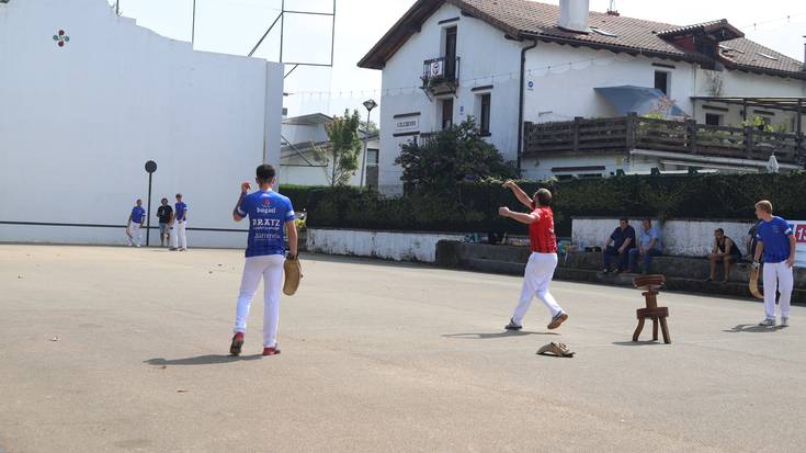 San Inazio Eguneko errebote partida jokatu dute zubietarrek