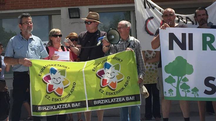 Gipuzkoako Erraustegiaren Aurkako Mugimendua, Rivaseko manifestazioan izan da