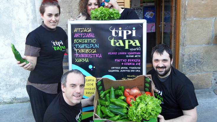 Martxoa estreinatzeko, barazkidun pintxo festa