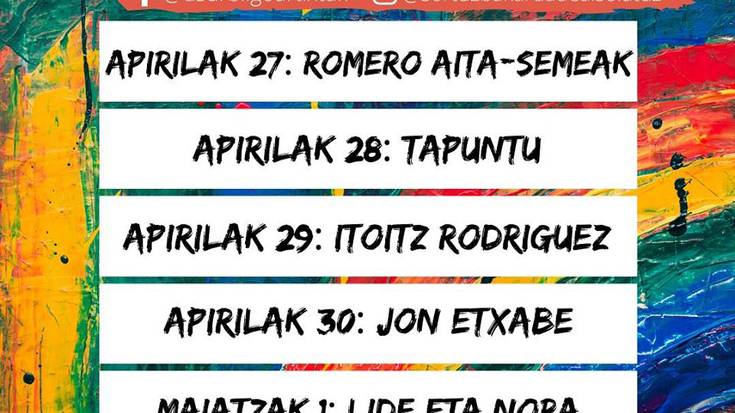 Usurbilgo Artixtek aste osorako egitaraua josi dute