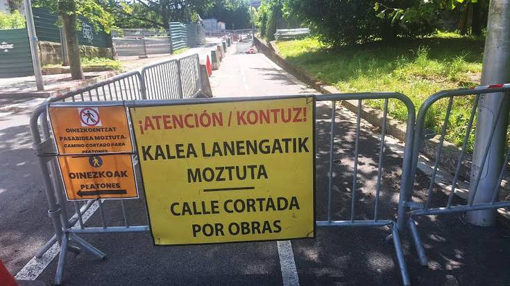 Txirikorda eta haur eskola arteko bidea itxiko dute ostiralean