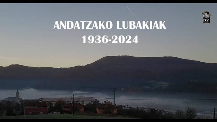 Andatzako lubakien indusketa lanak azaleratu dituzte bideo bidez