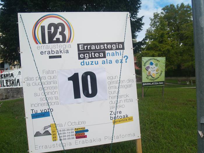 Erraustegia Erabakiak zehaztu ditu, herri galdeketarako bozkalekuak