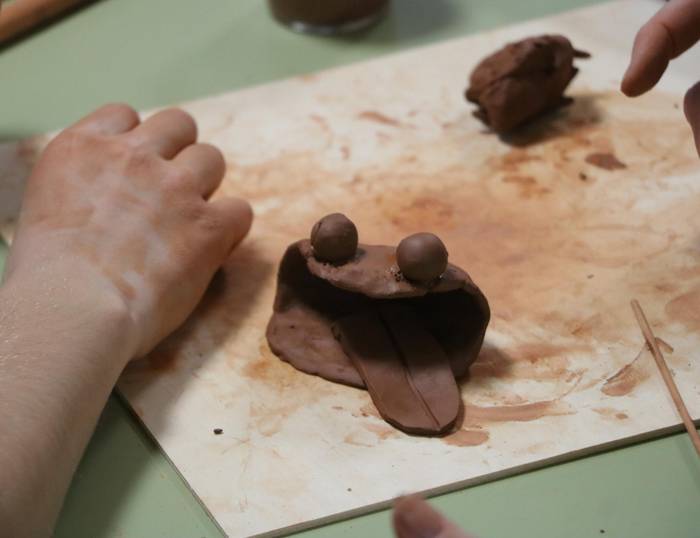 Aurrez landutako buztina margotzeko aukera gaur Santuenean