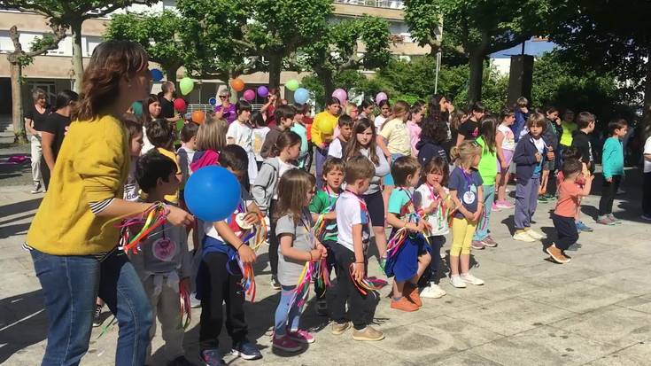 Euskaraldiak Aginagako eta Zubietako eskolak batu ditu