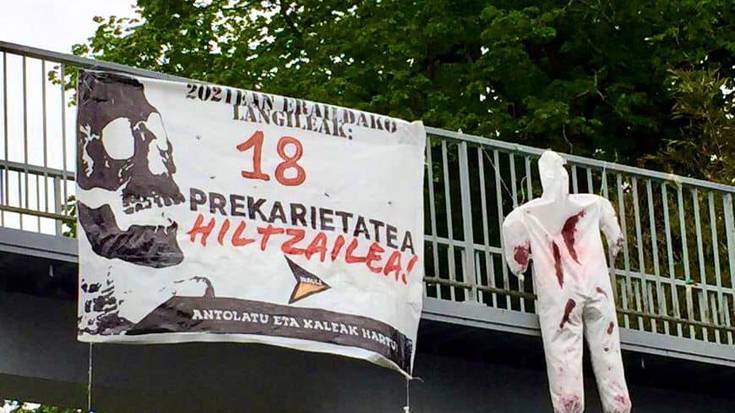 Buruntzaldea mailako mobilizazioa Langileen Egunez