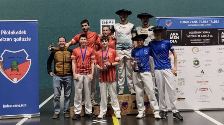 Zubietako gazteak nagusitu ziren Eskola Kiroleko joko garbiko txapelketan