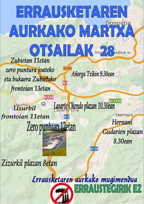 Errausketaren aurkako martxa, otsailaren 28an
