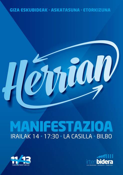 Autobus zerbitzua Bilboko manifestaziora