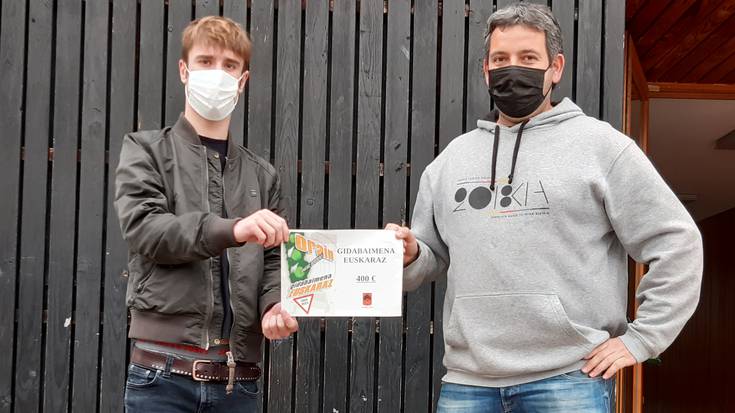 Gidabaimena euskaraz ateratzeak saria du Buruntzaldean