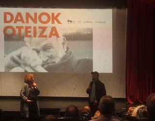 “Oteiza 14 apostolu” proiektatu ostean, ostiraleko ekitaldi nagusira begira