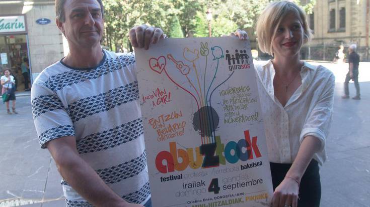 GuraSOS: "Dei egiten diogu gizarte osoari, Abuztock jaialdira etor dadin"