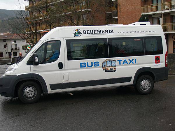 Bus taxi zerbitzu bereziak hilerrira
